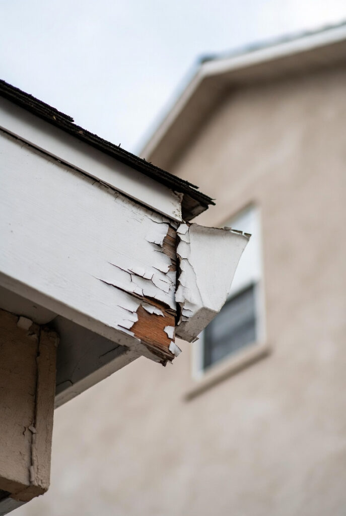 peeling paint in need of exterior painting